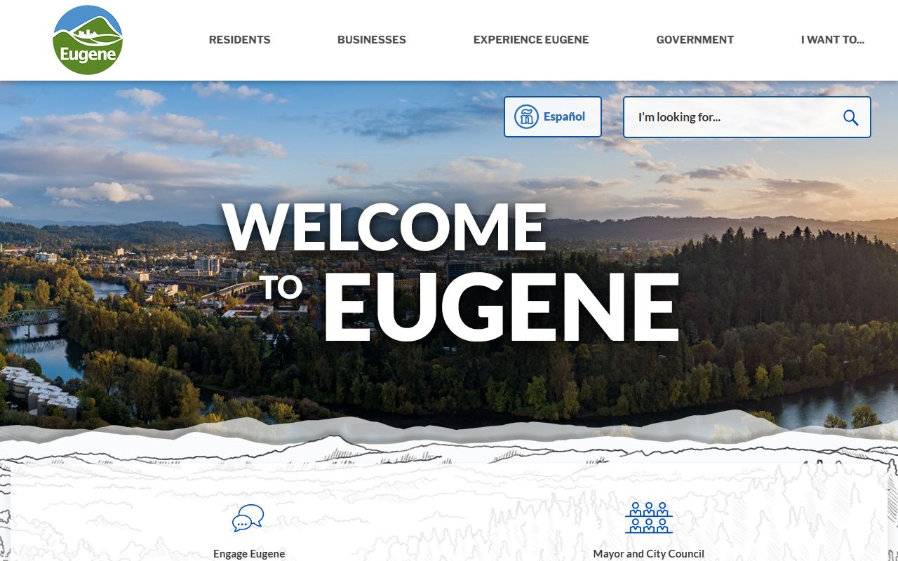 Eugene official city website for unclaimed money research