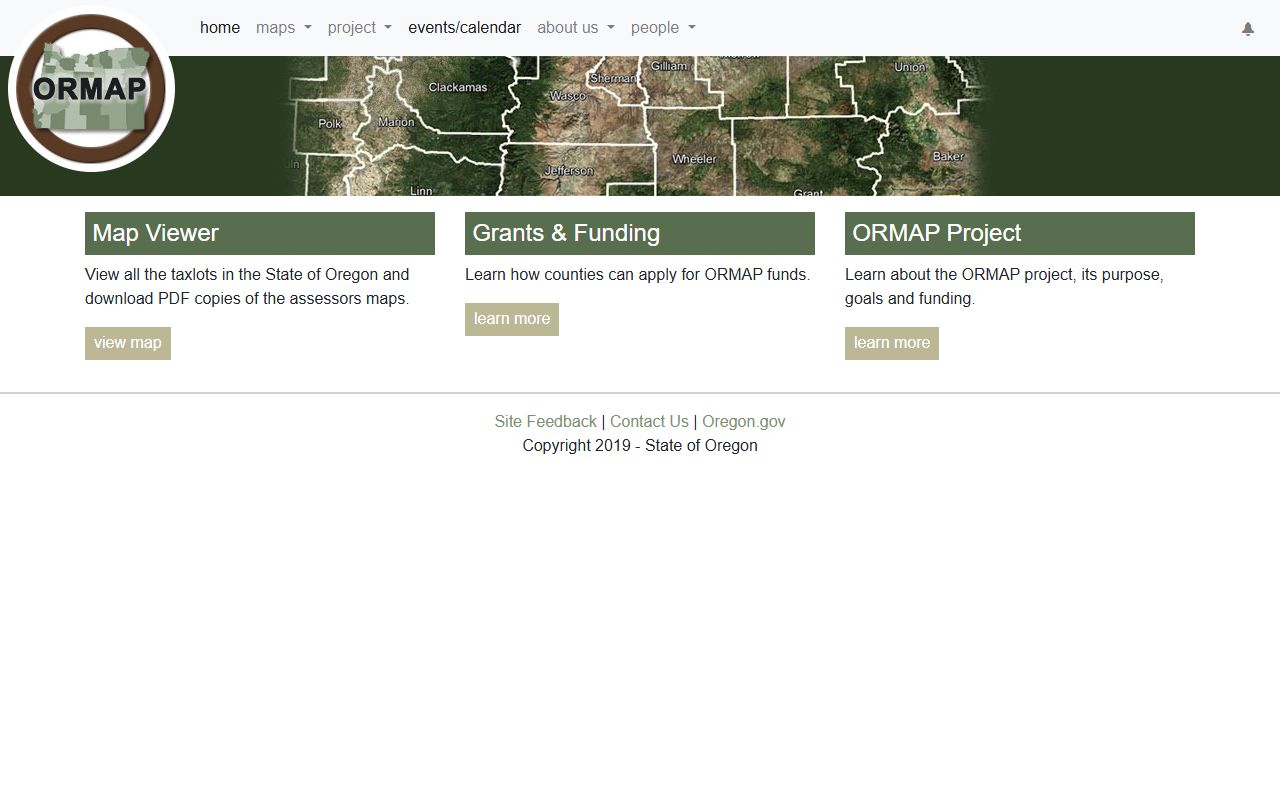 Lake County tax lot maps via ORMAP for property research