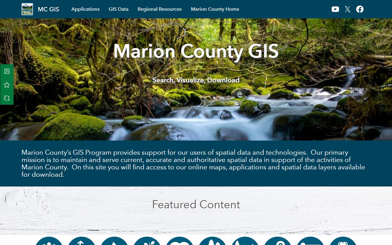 Marion County GIS Viewer for property records and unclaimed money research