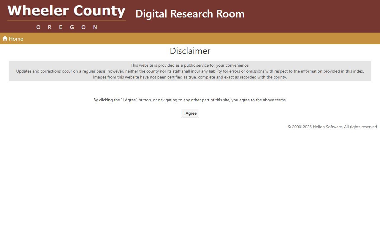 Wheeler County Digital Research Room for property record searches